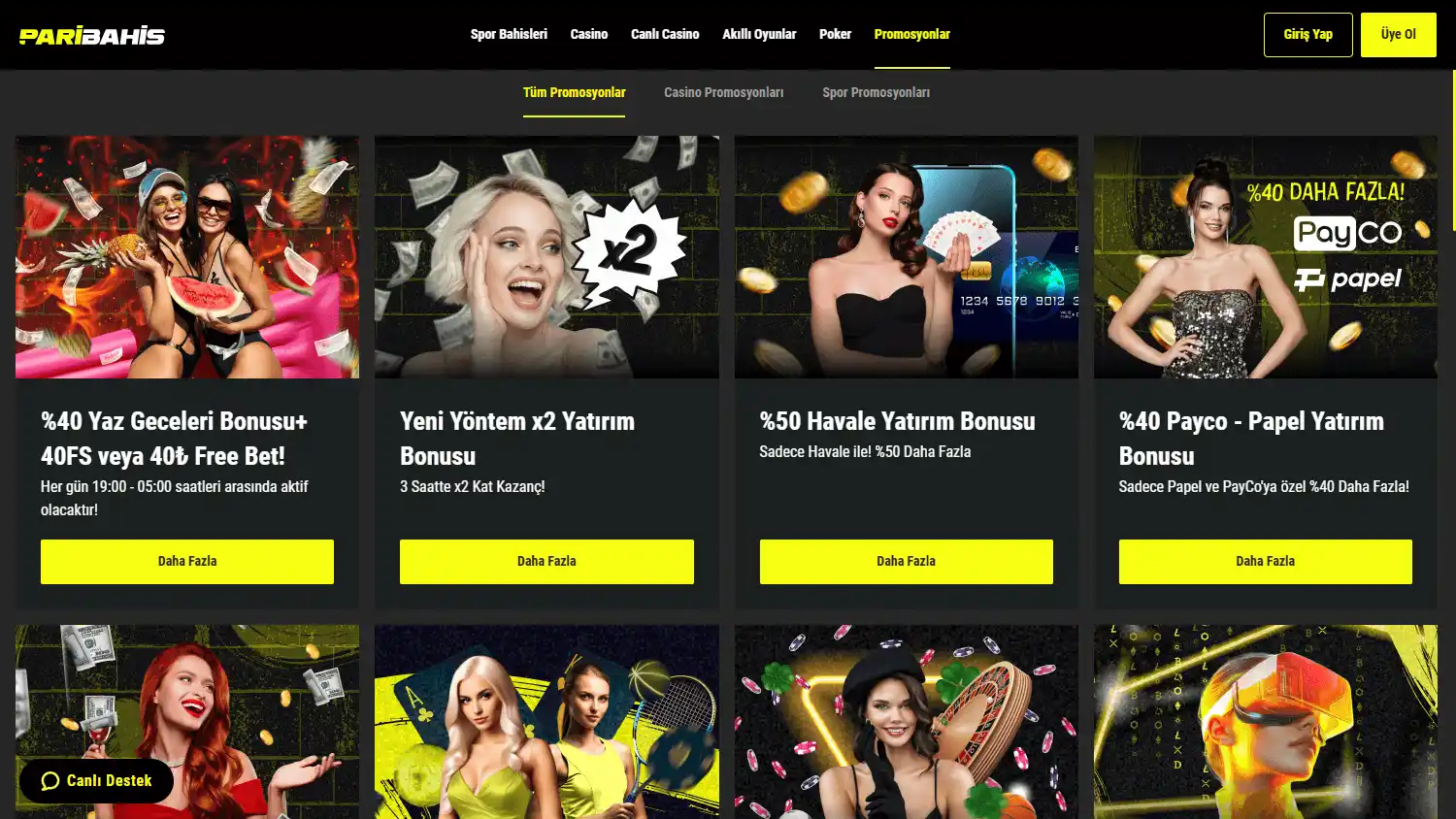 Paribahis Casino screenshot 3