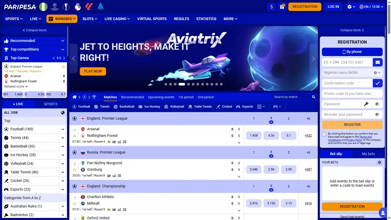 PariPesa Casino screenshot 1