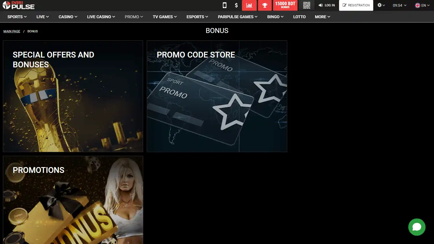 PariPulse Casino screenshot 3