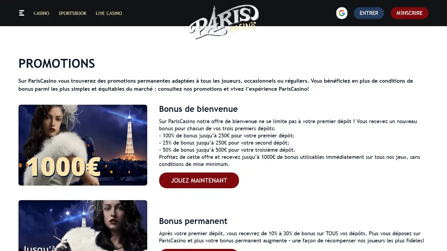 Paris Casino screenshot 4