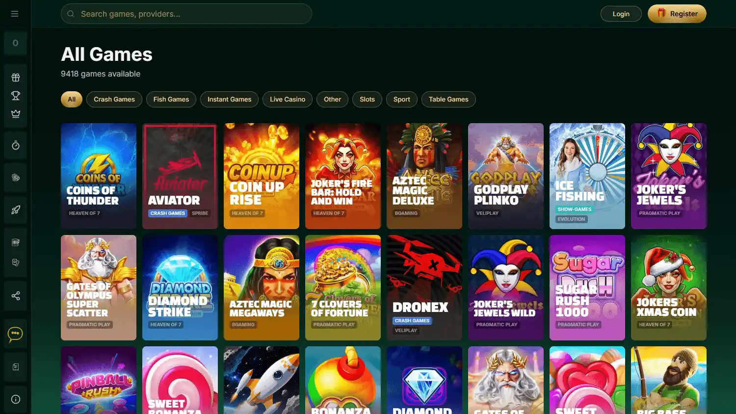 Parivo Casino screenshot 2