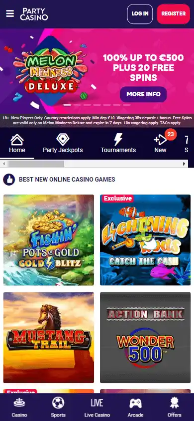 Party Casino screenshot 6