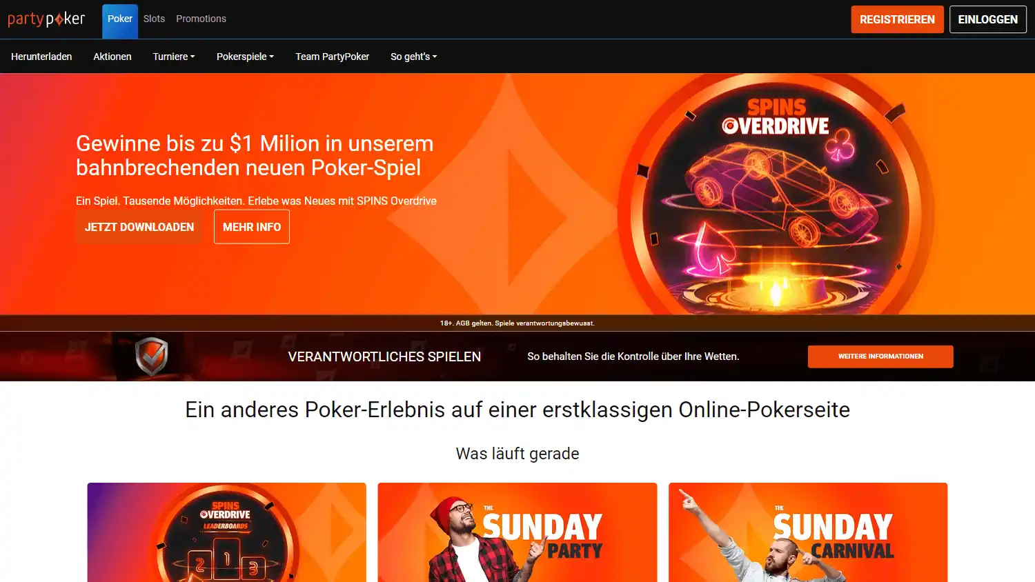 Party Poker Casino screenshot 1