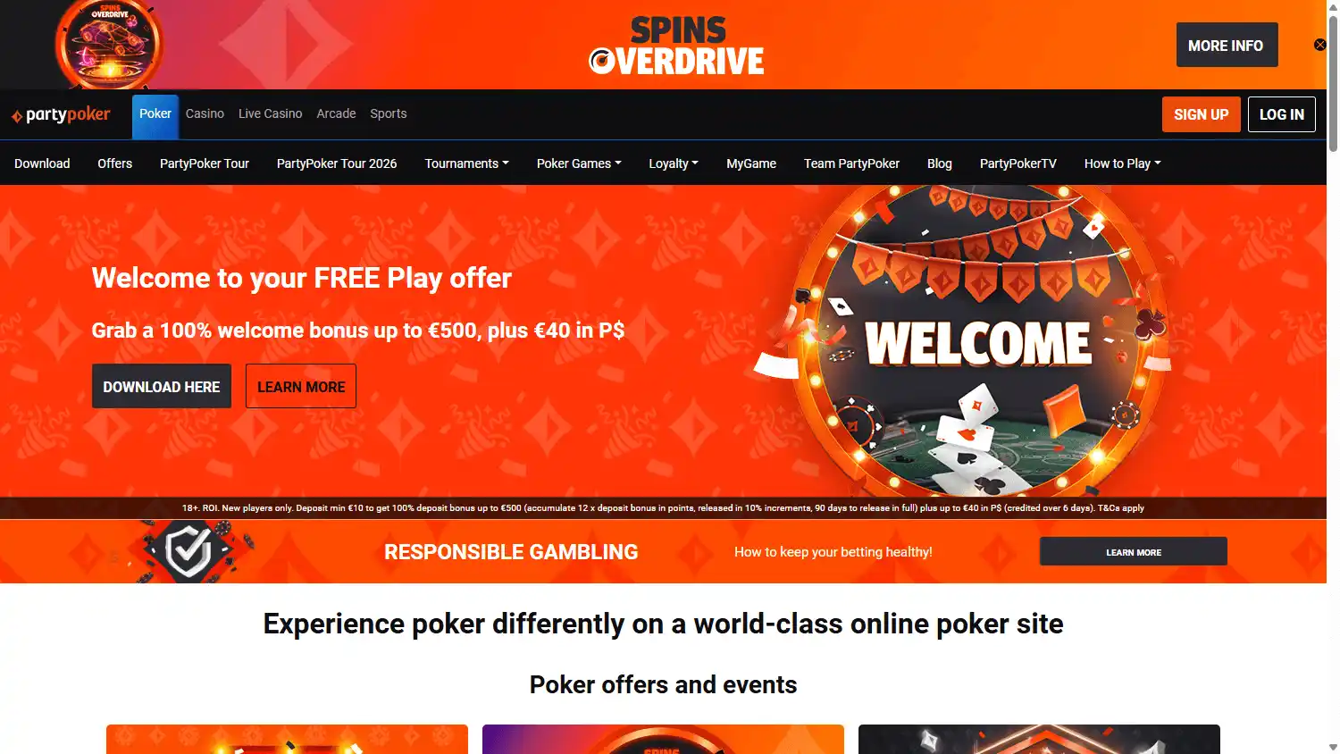 Party Poker Casino screenshot 2