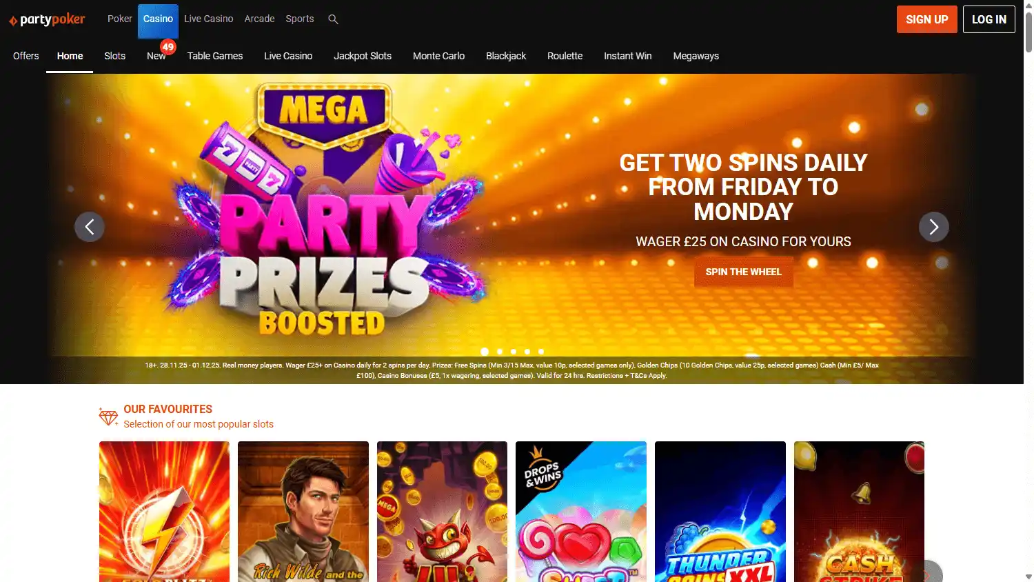 Party Poker Casino screenshot 3