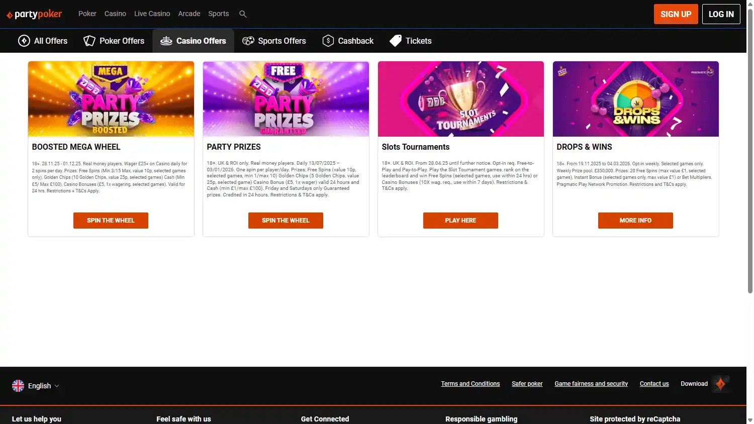 Party Poker Casino screenshot 4
