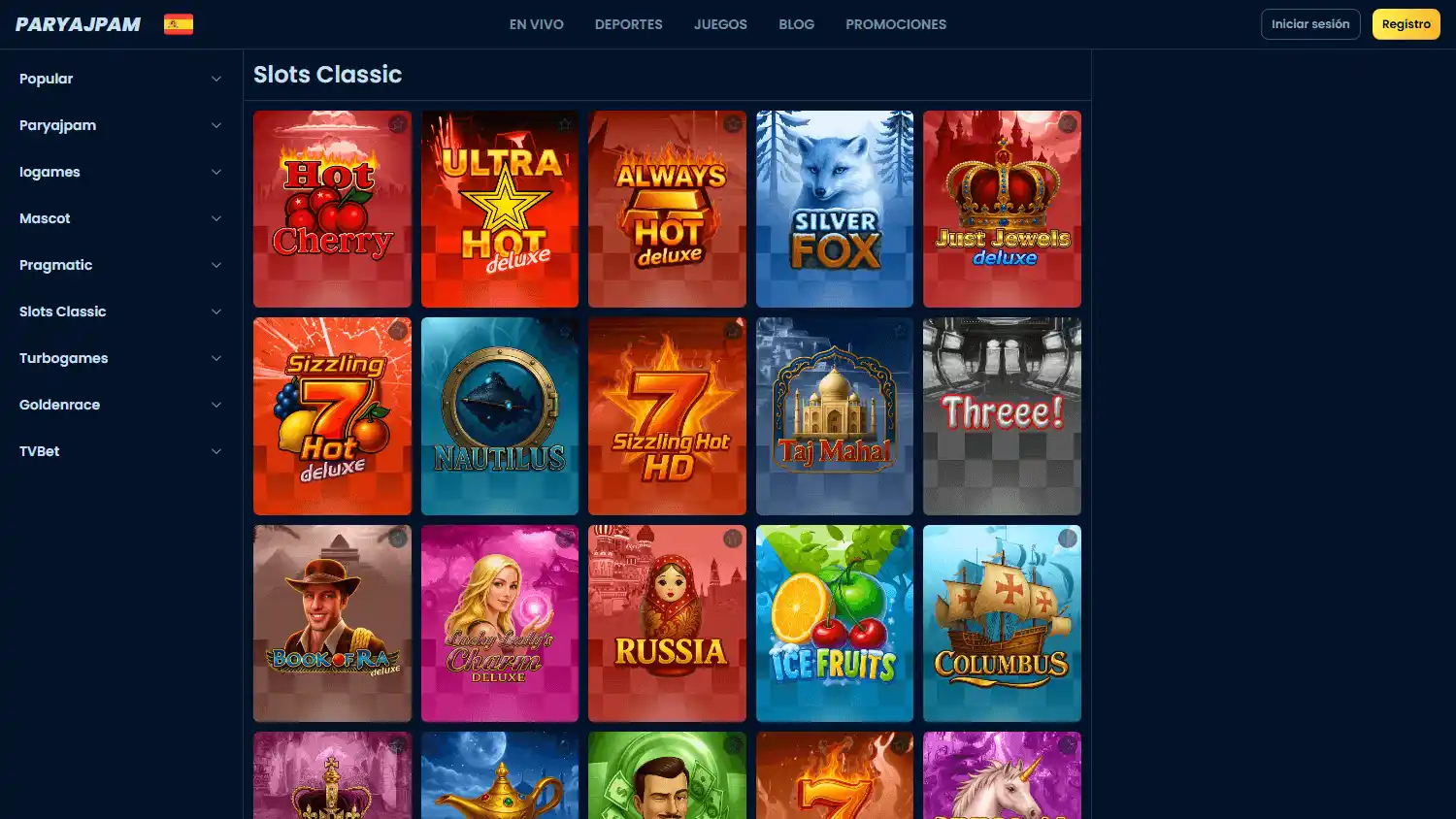 ParyajPam Casino screenshot 2