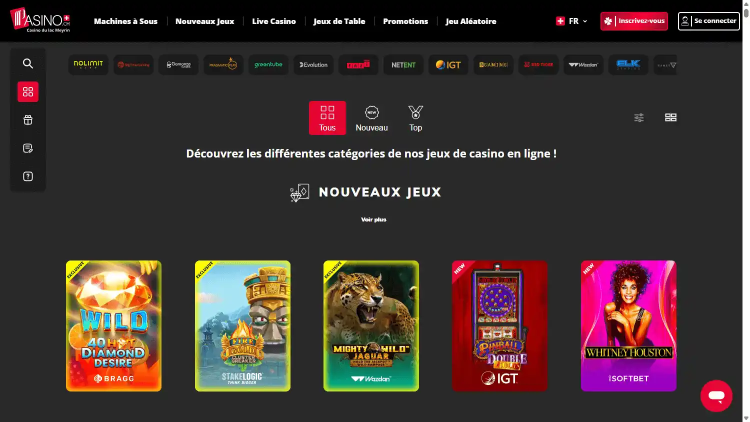 Pasino Casino CH screenshot 2