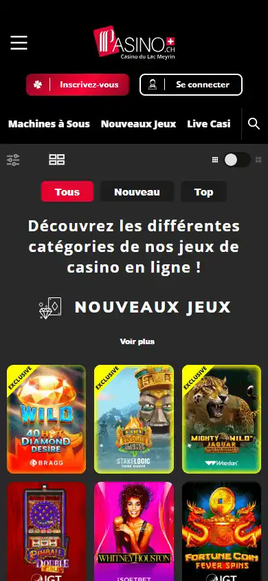 Pasino Casino CH screenshot 5