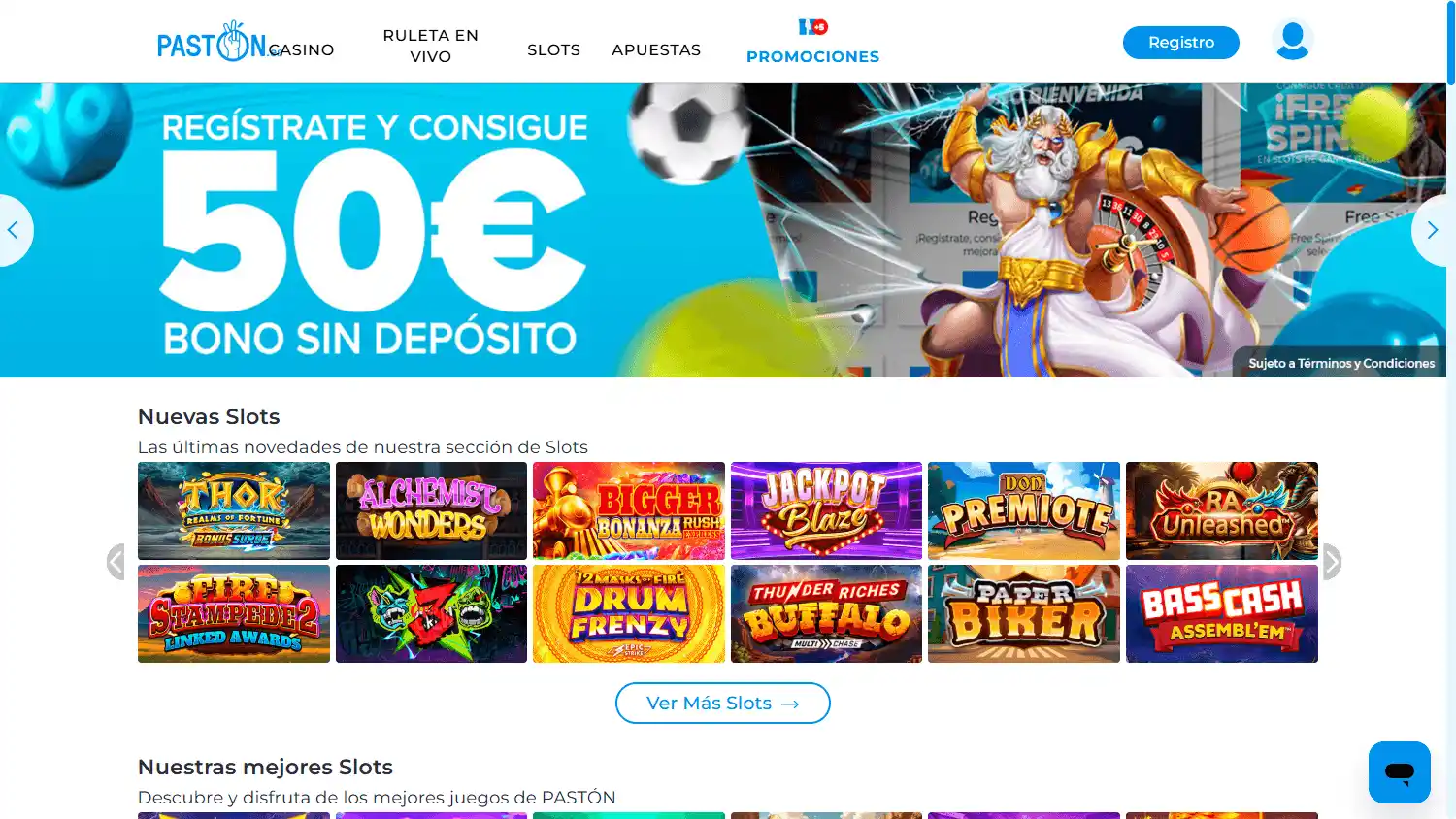 Paston Casino screenshot 1