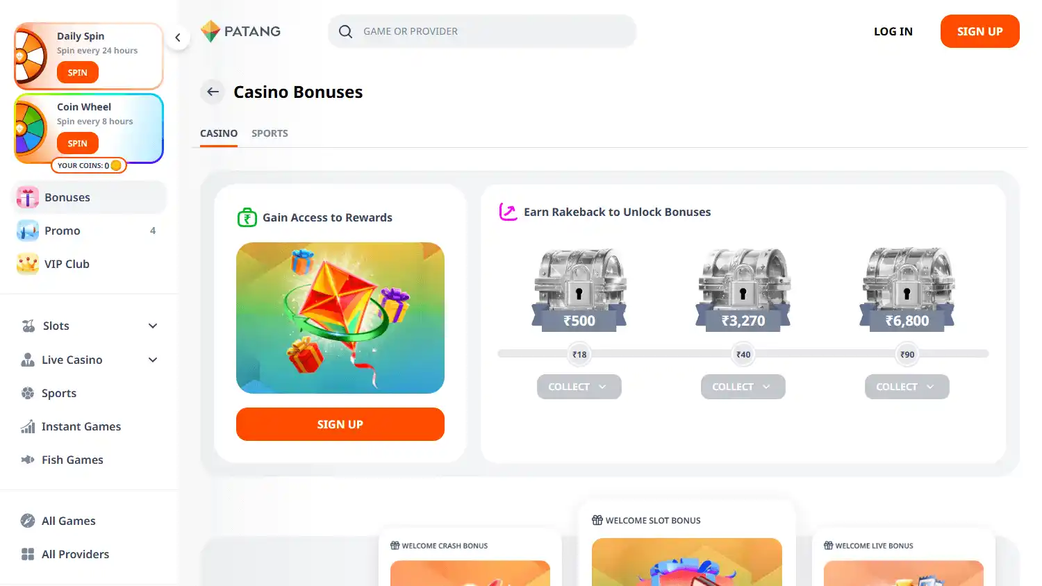 Patang Casino screenshot 3
