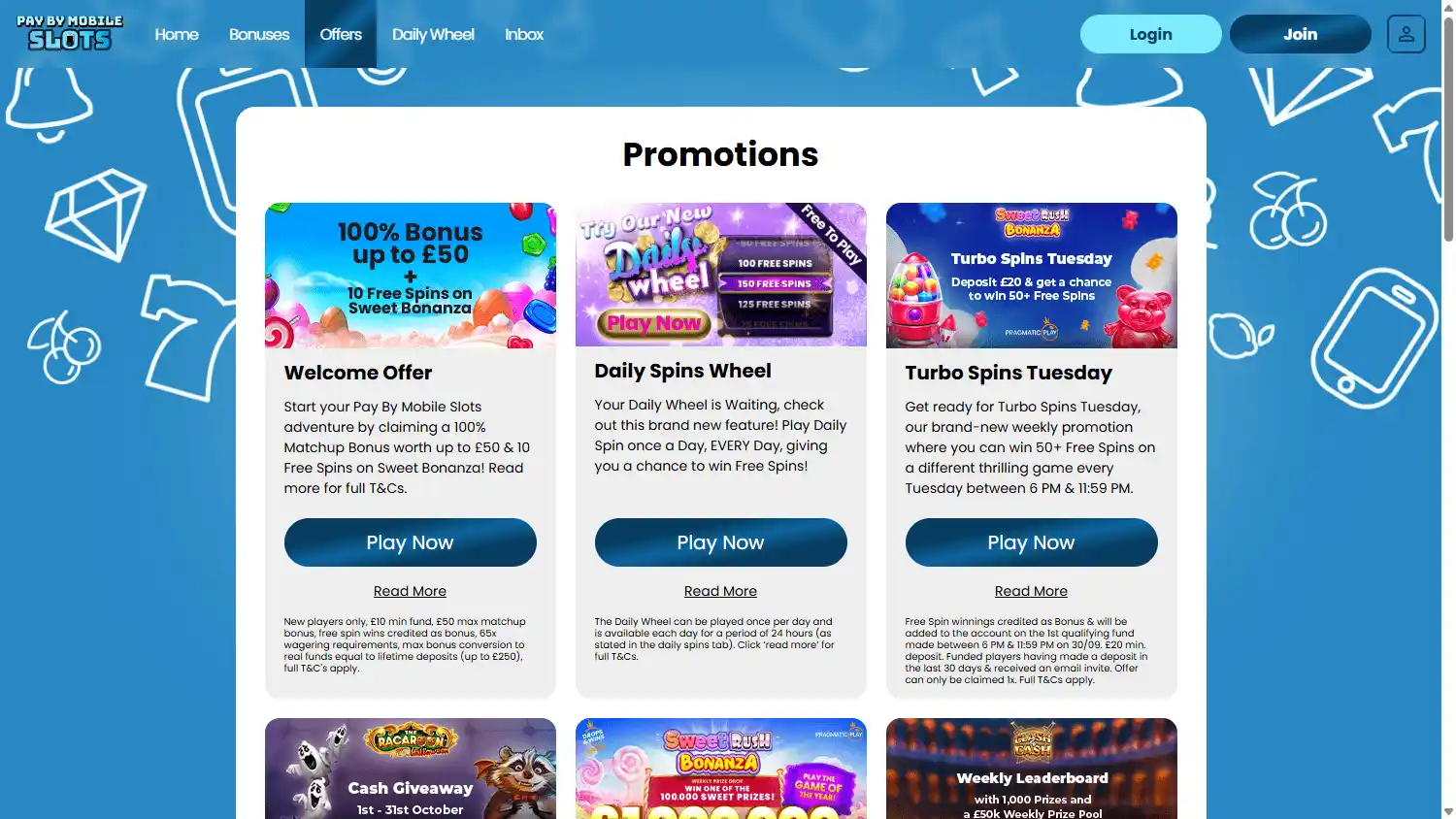 Pay By Mobile Slots Casino screenshot 3