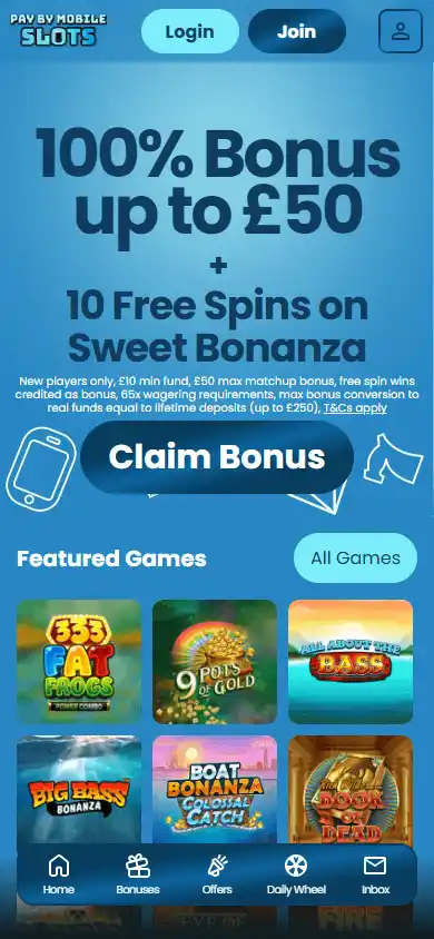 Pay By Mobile Slots Casino screenshot 4