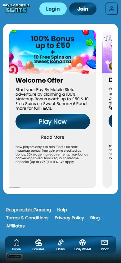Pay By Mobile Slots Casino screenshot 6