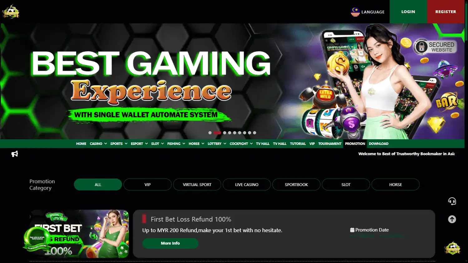 Pay168bet Casino screenshot 2