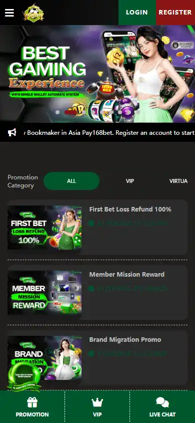 Pay168bet Casino screenshot 4