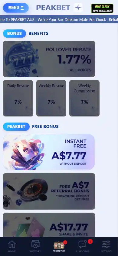 PEAKBET Casino screenshot 4