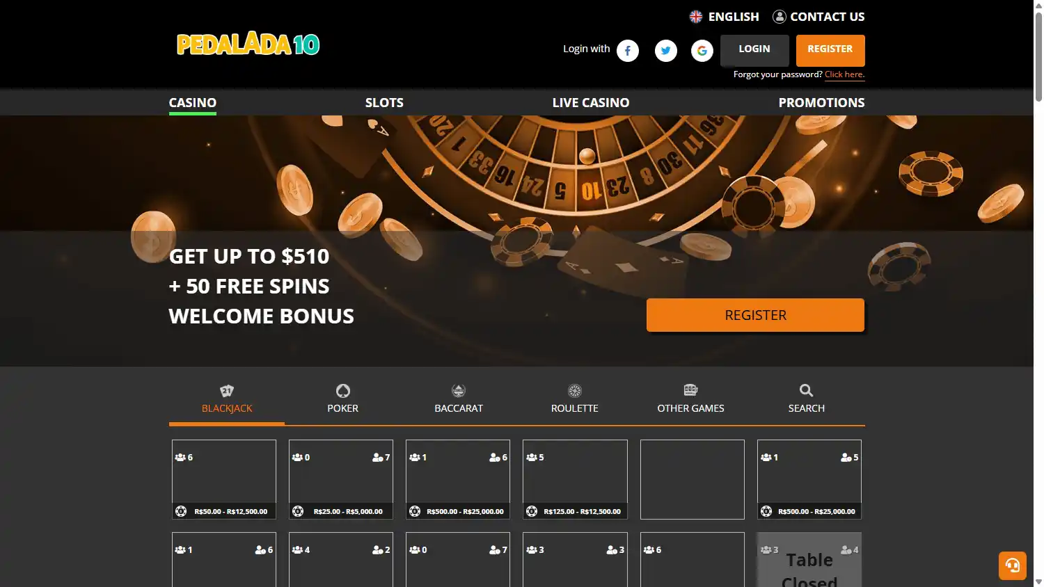 Pedalada10 Casino screenshot 2