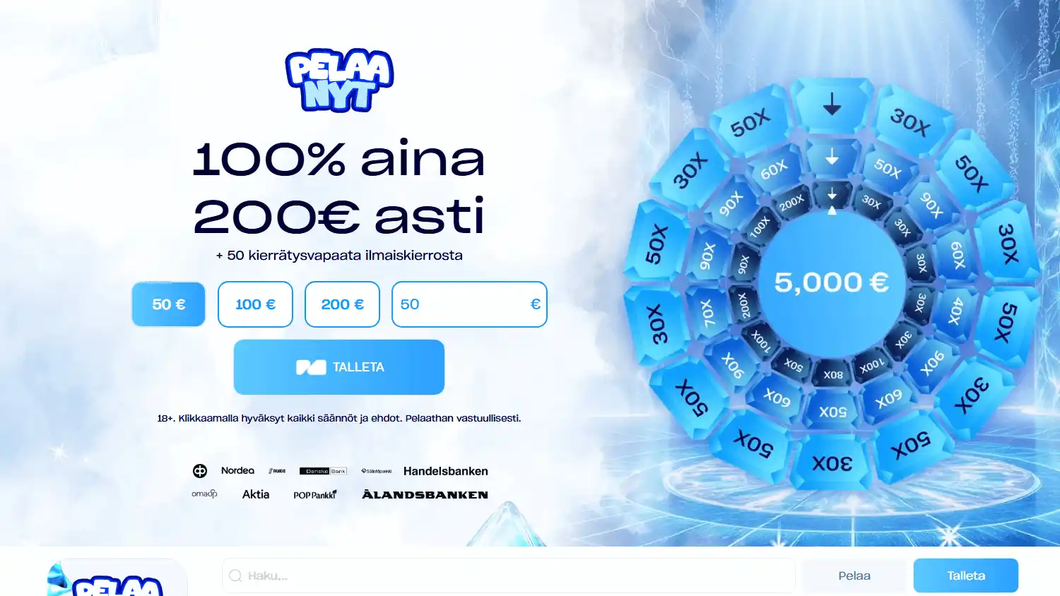 PelaaNyt Casino screenshot 1