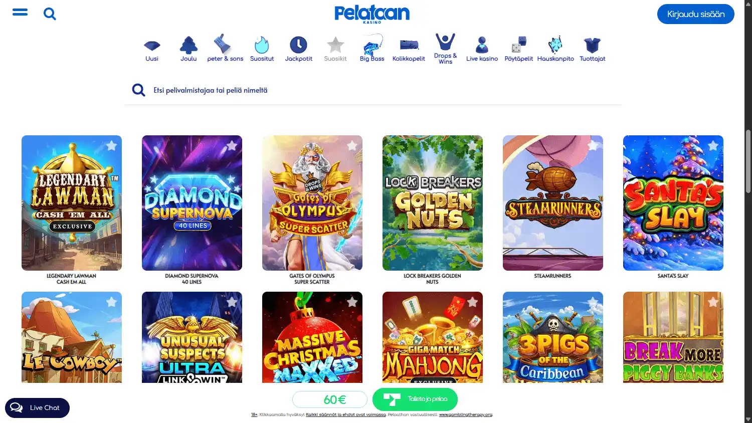 Pelataan Casino screenshot 2
