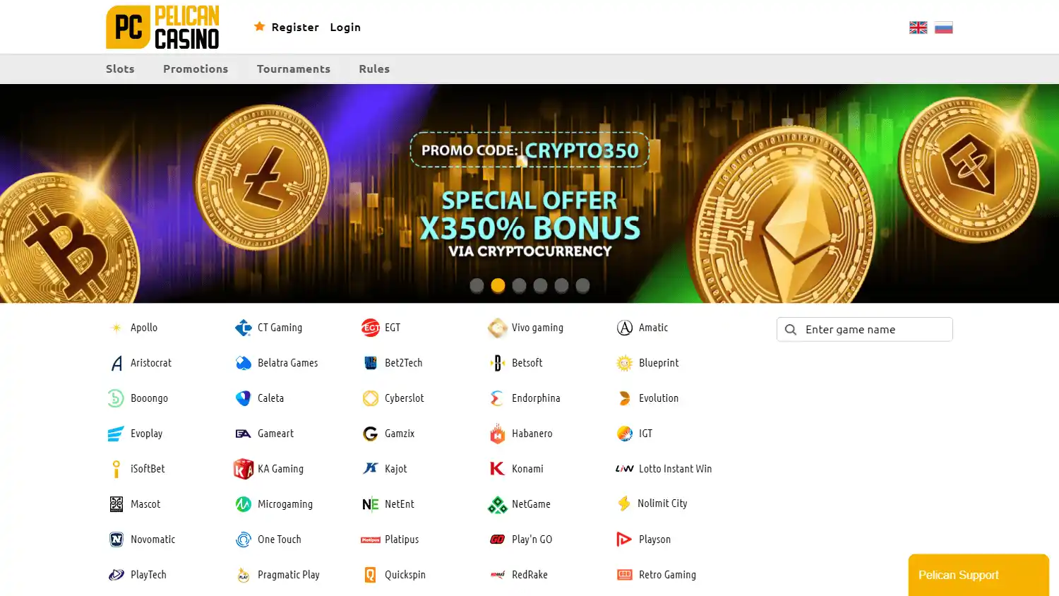 Pelican Casino screenshot 1