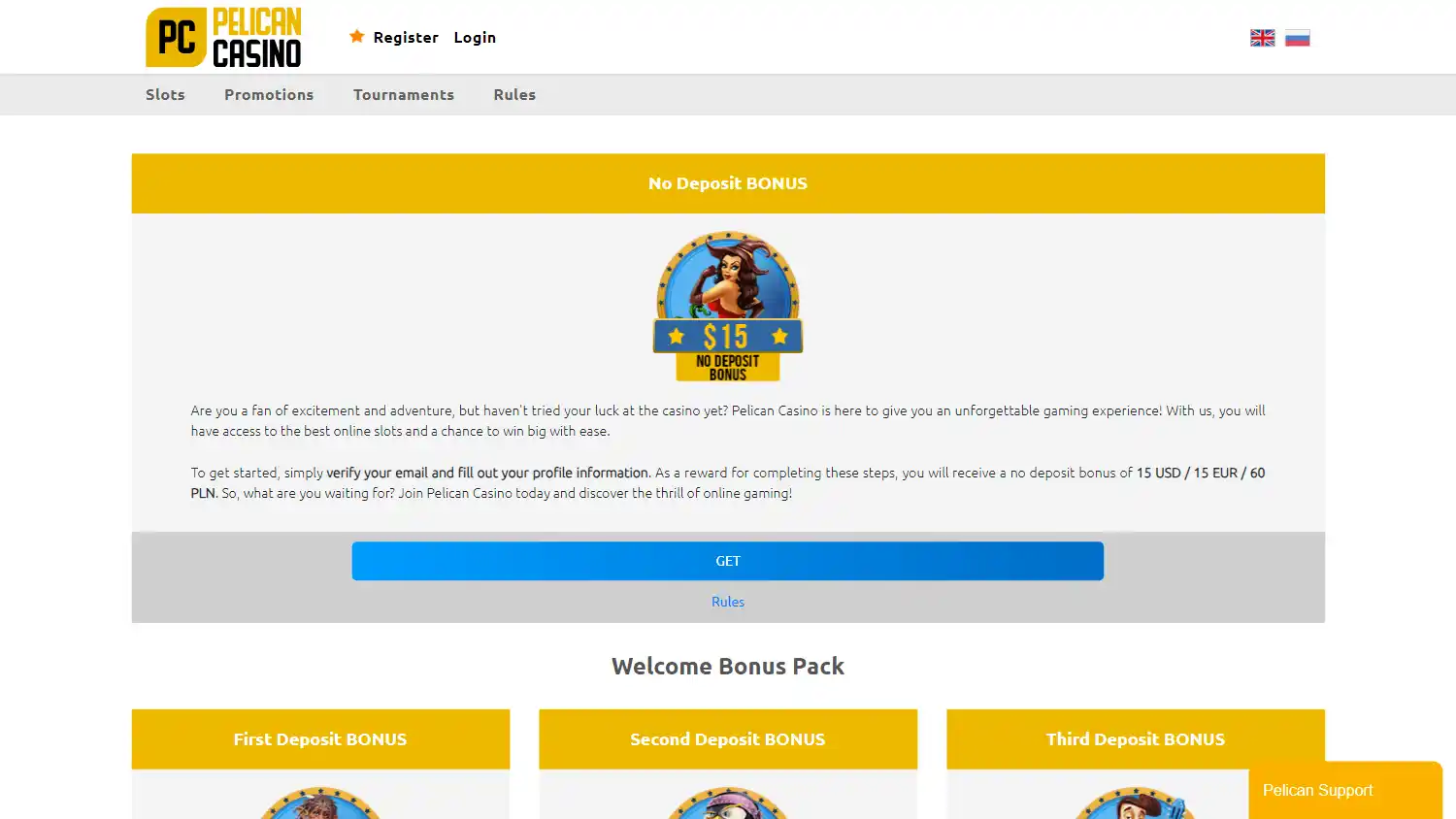 Pelican Casino screenshot 2
