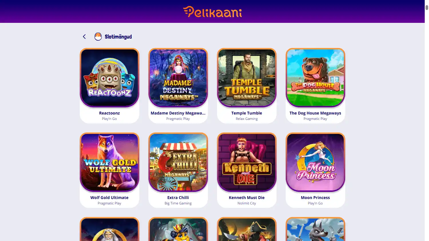 Pelikaani Casino screenshot 2