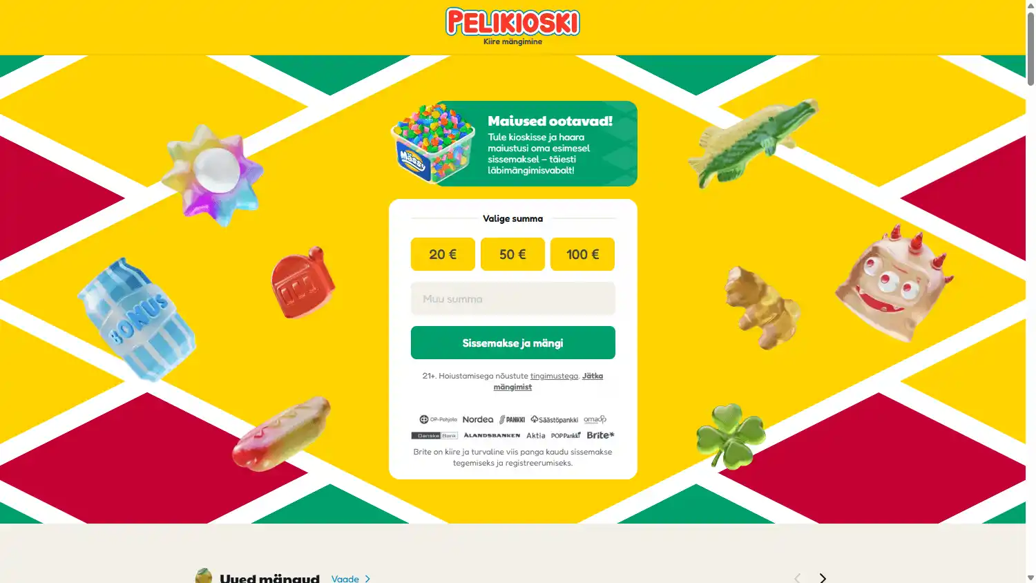 Pelikioski Casino screenshot 1