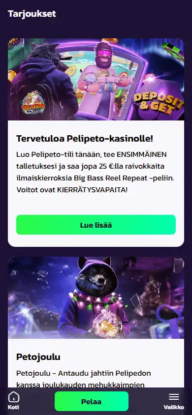 Pelipeto Casino screenshot 6