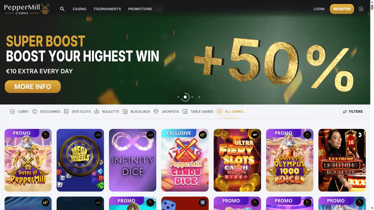PepperMill Casino screenshot 2
