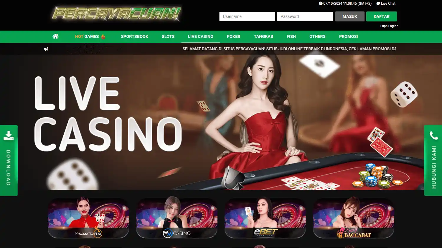 Percayacuan Casino screenshot 2