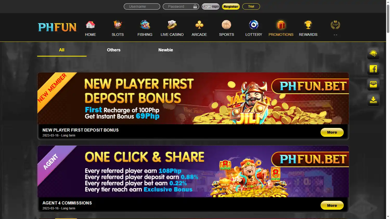 PHFUN Casino screenshot 3