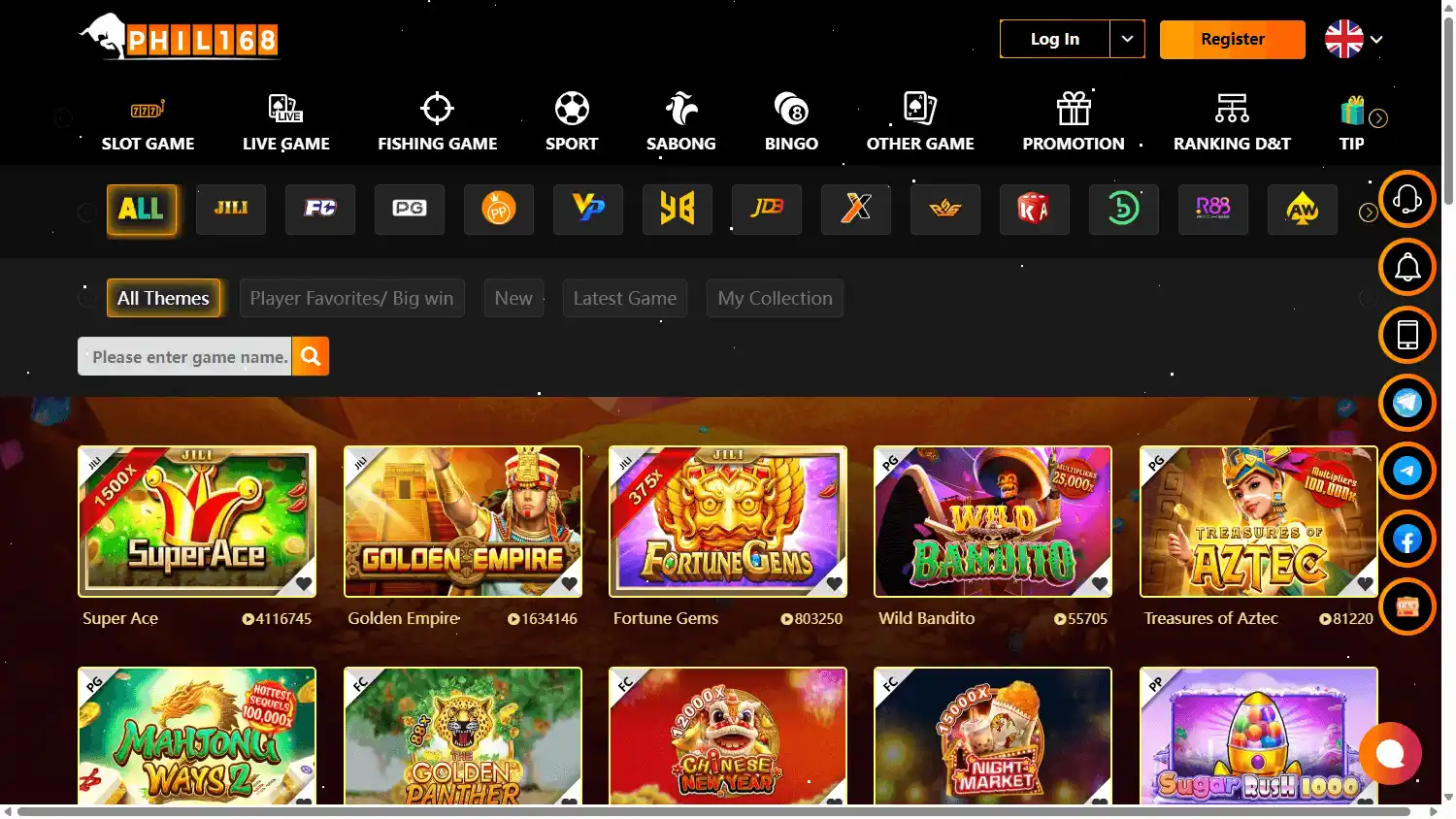 Phil168 Casino screenshot 2