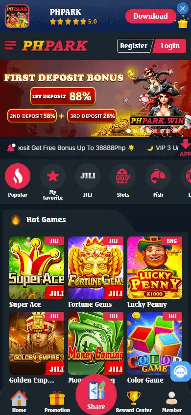 PHpark Casino screenshot 3