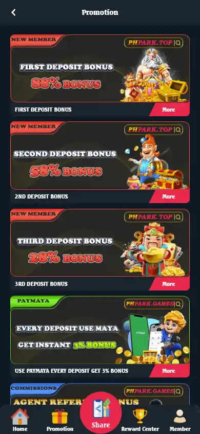 PHpark Casino screenshot 4