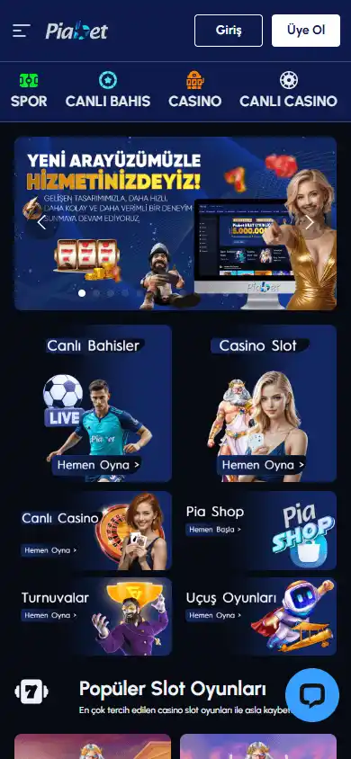 Piabet Casino screenshot 4