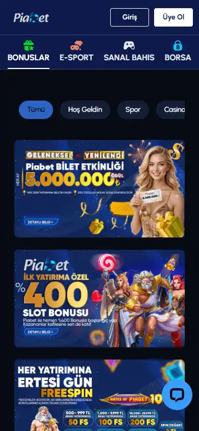 Piabet Casino screenshot 6