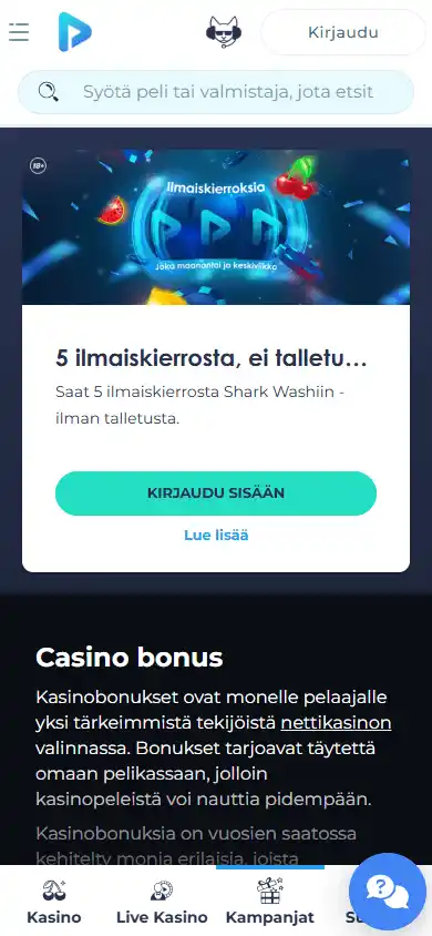 Pikakasino Casino screenshot 6