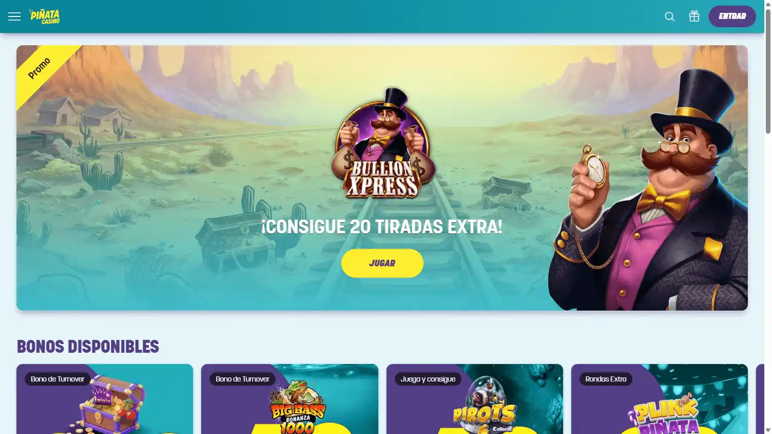 Pinata Casino screenshot 2