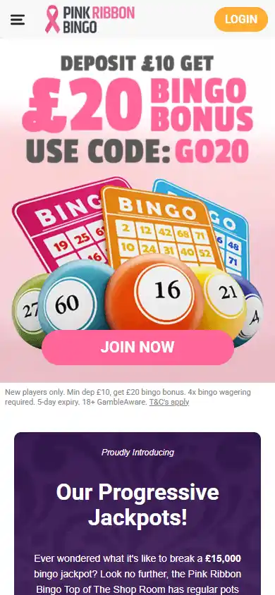 Pink Ribbon Bingo Casino screenshot 3