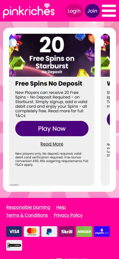 Pink Riches Casino screenshot 6