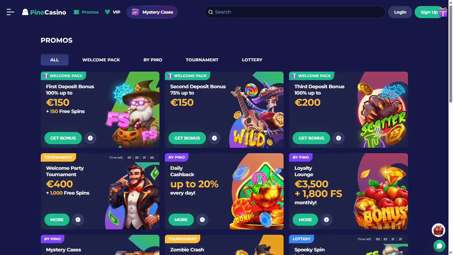 PinoCasino screenshot 3