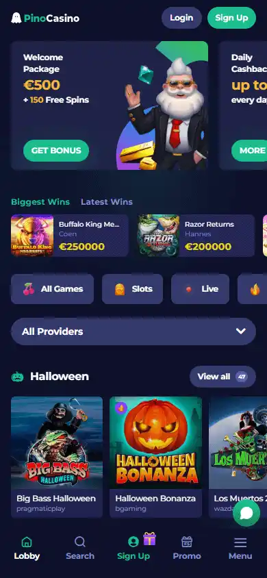 PinoCasino screenshot 4