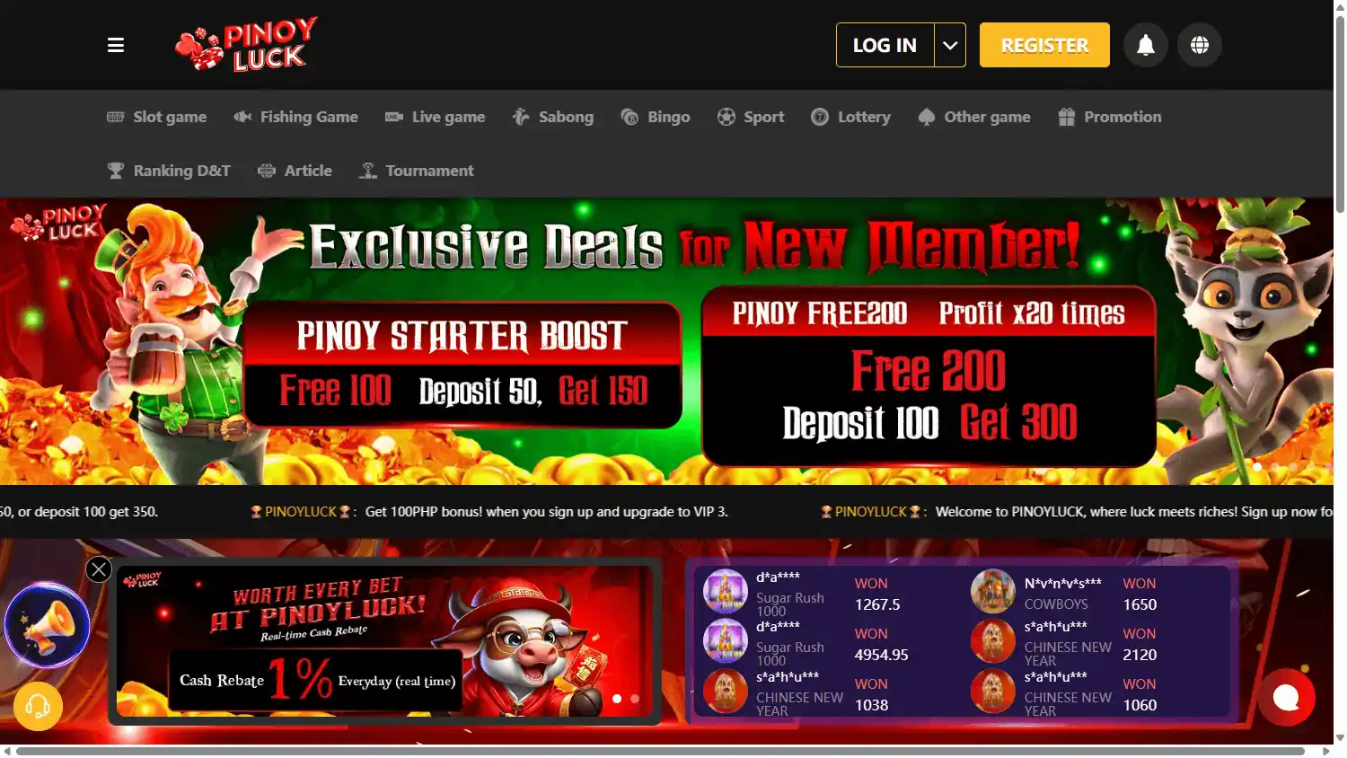 Pinoy Luck Casino screenshot 1