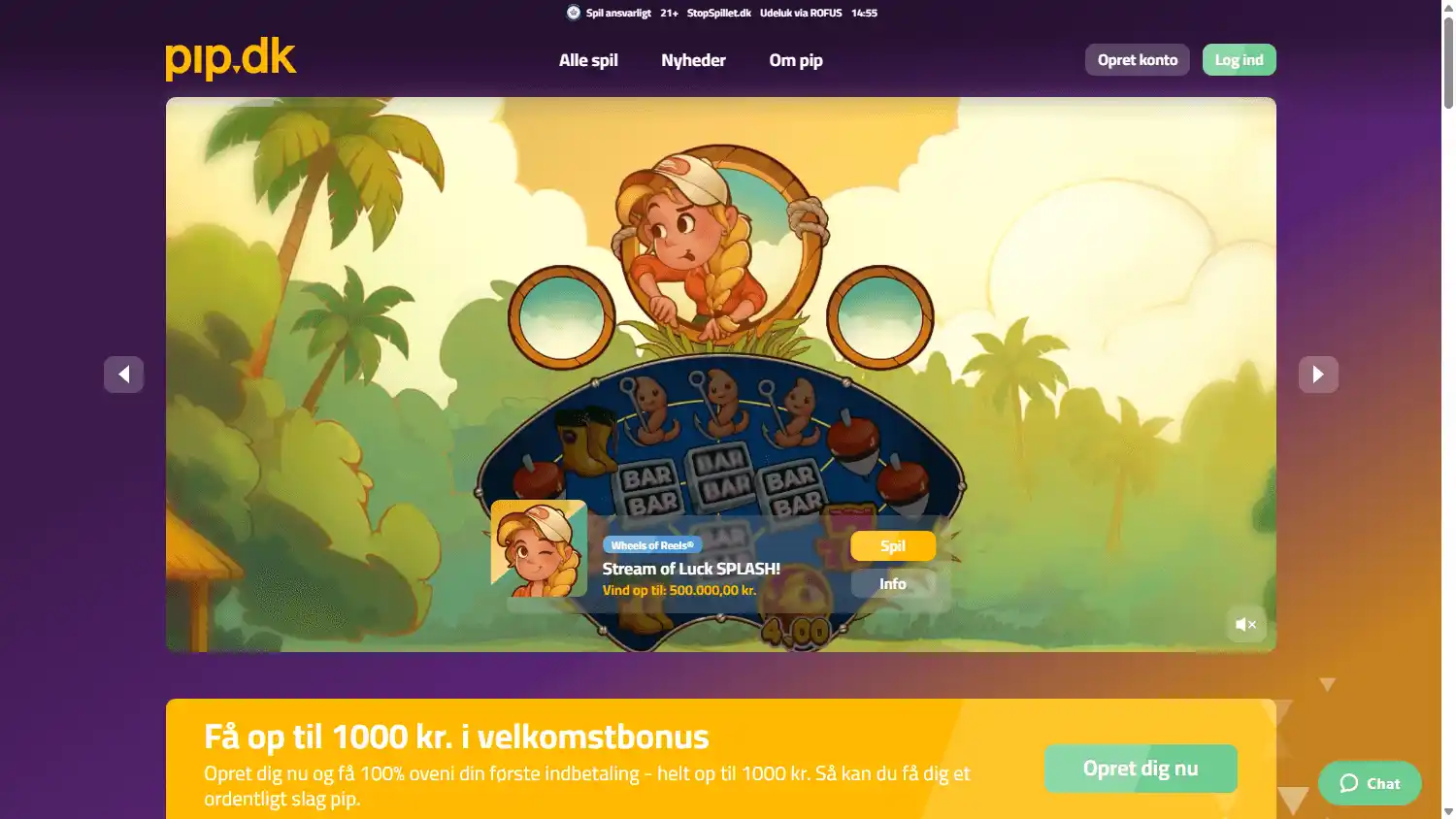 PIP.DK Casino screenshot 1
