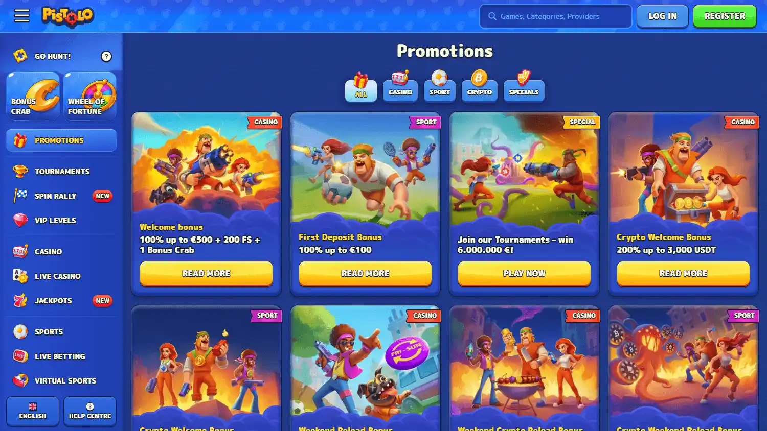 Pistolo Casino screenshot 3