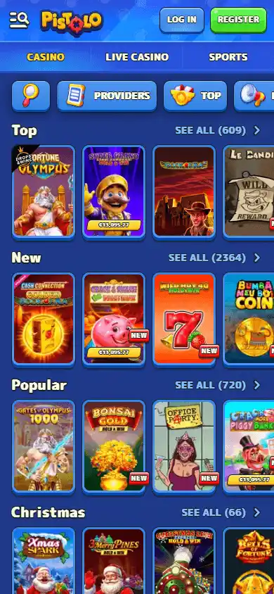 Pistolo Casino screenshot 5