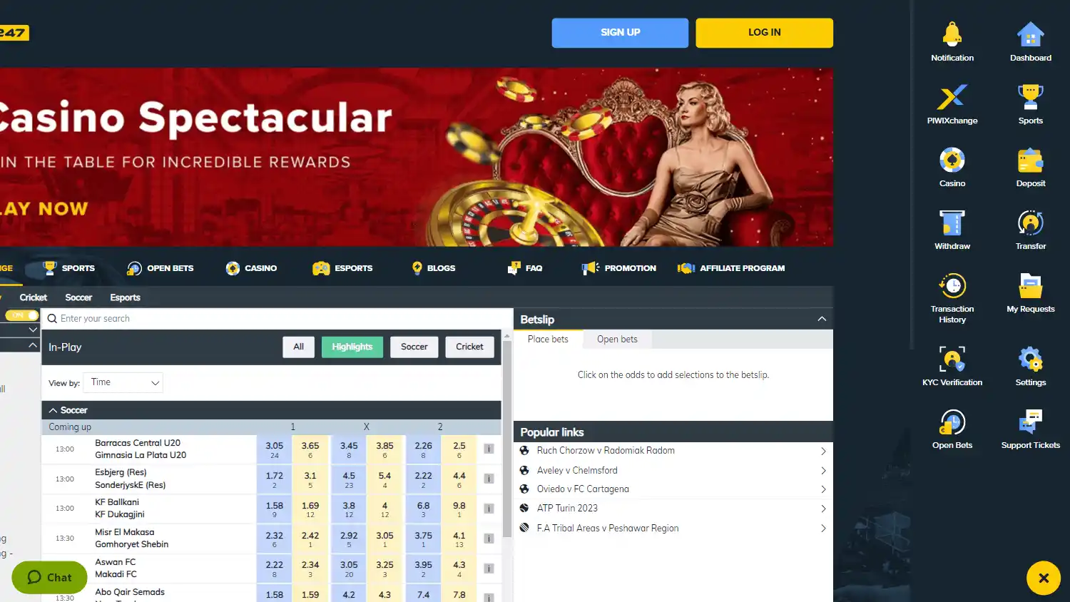 PIWI247 Casino screenshot 1