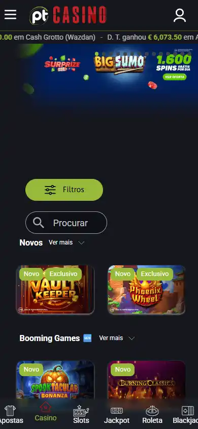 Placard.pt Casino screenshot 5