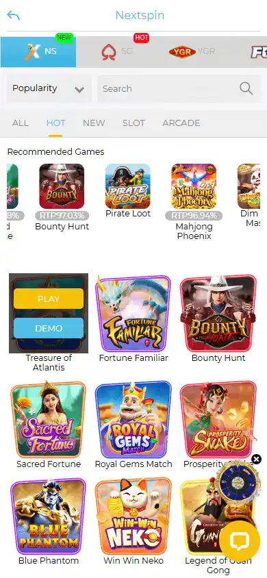 Plae8 Casino screenshot 5